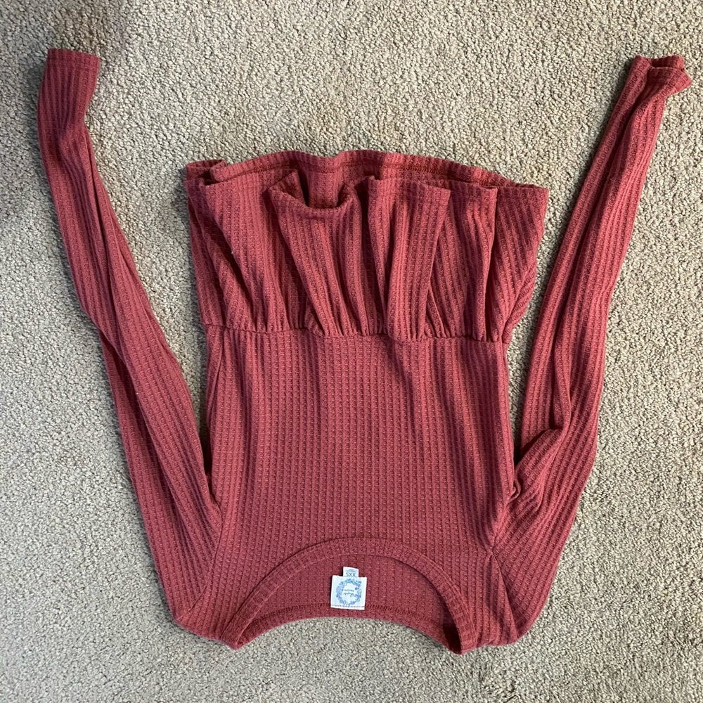 blue rain long sleeve shirt